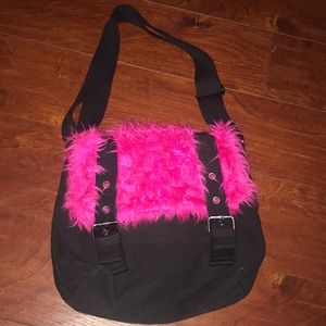 Black and pink bag